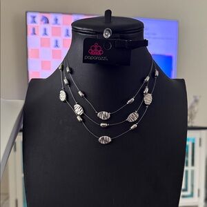 Paparazzi Elegant Silver Beaded Necklace